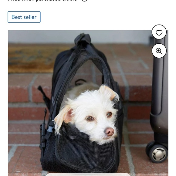 New with tags Paws & Pals Pet Carrier Airline Approved Soft-Sided - Picture 9 of 16